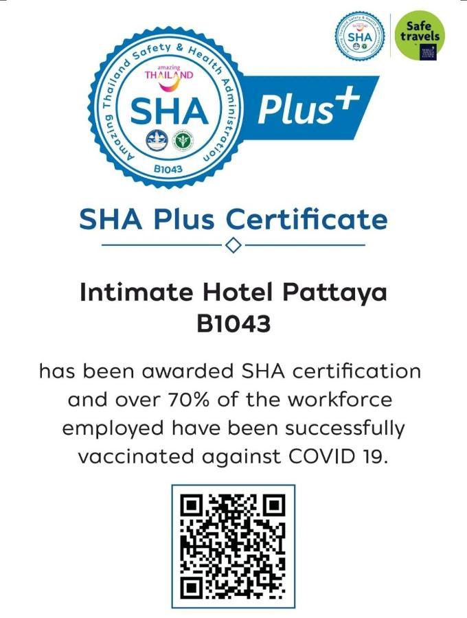 Intimate Hotel Pattaya - Sha Extra Plus Ngoại thất bức ảnh